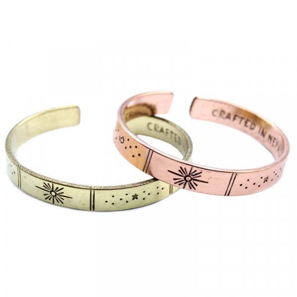 (image for) Inspiration Bracelet - Copper Sunrise, Galaxy, Stars, Earth