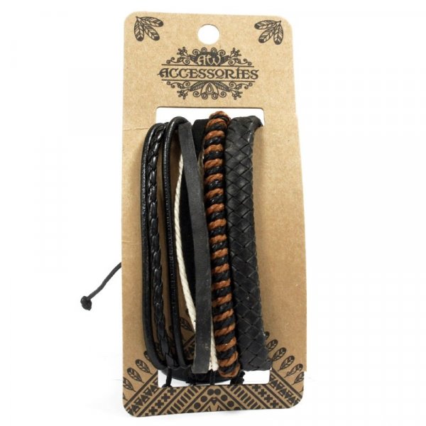 (image for) Mens Bracelet Sets - Dark & Handsome (asst)