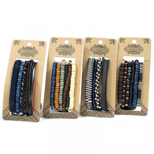(image for) Mens Bracelet Sets - Moody & Blue (asst)
