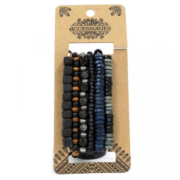 (image for) Mens Bracelet Sets - Moody & Blue (asst)