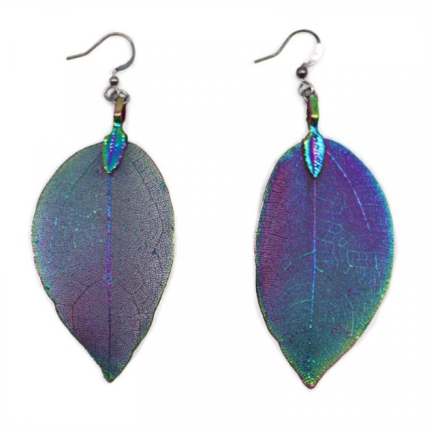 (image for) Earrings - Bravery Leaf - Multicoloured
