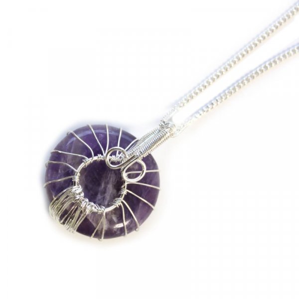 (image for) Tree of Life Gemstone Necklace - Amethyst