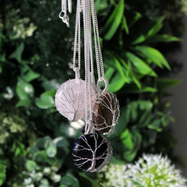(image for) Tree of Life Gemstone Necklace - Opalite