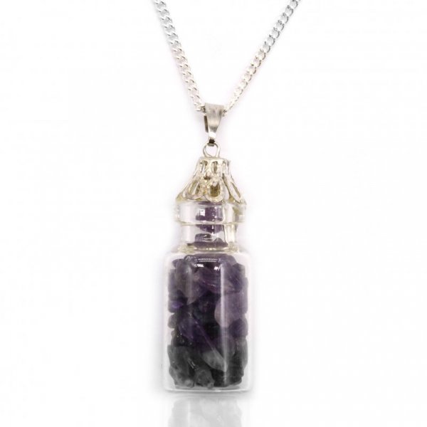 (image for) Bottled Gemstones Necklace - Amethyst