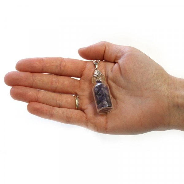 (image for) Bottled Gemstones Necklace - Amethyst