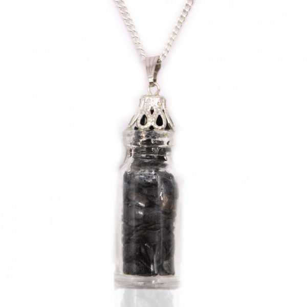 (image for) Bottled Gemstones Necklace - Black Onyx