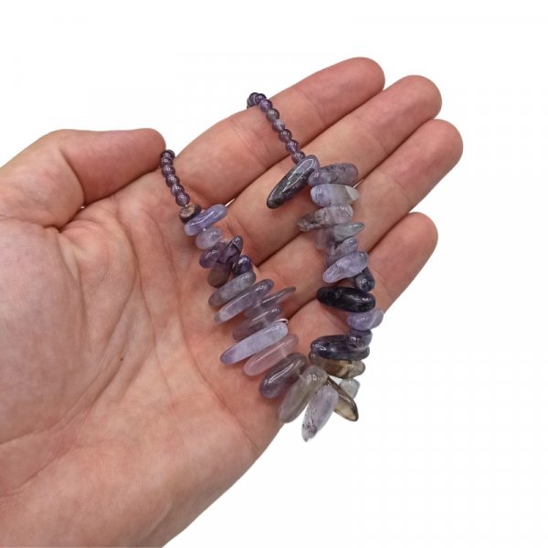 (image for) Longstone Gem Necklace - Amethyst
