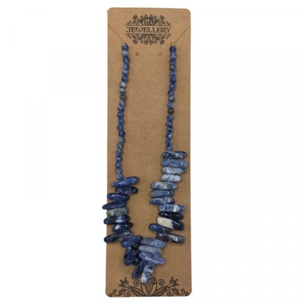 (image for) Longstone Gem Necklace - Sodalite