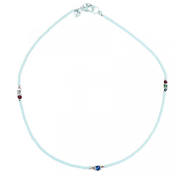 (image for) Nepalese Extra Fine Gem Necklace - Pearl & Cut Beads