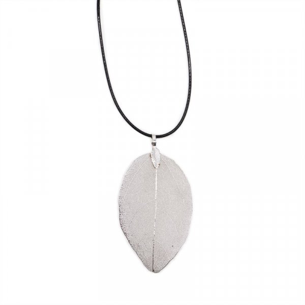 (image for) Necklace - Bravery Leaf - Silver