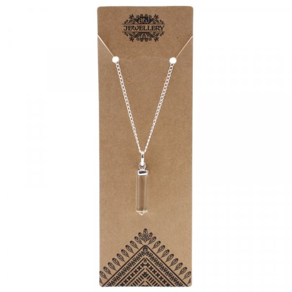 (image for) Gemstone Classic Point Pendant - Rock Quartz