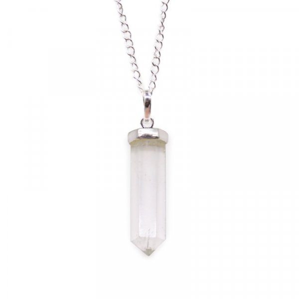 (image for) Gemstone Classic Point Pendant - Rock Quartz