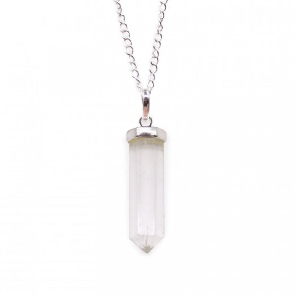 (image for) Gemstone Classic Point Pendant - Rock Quartz