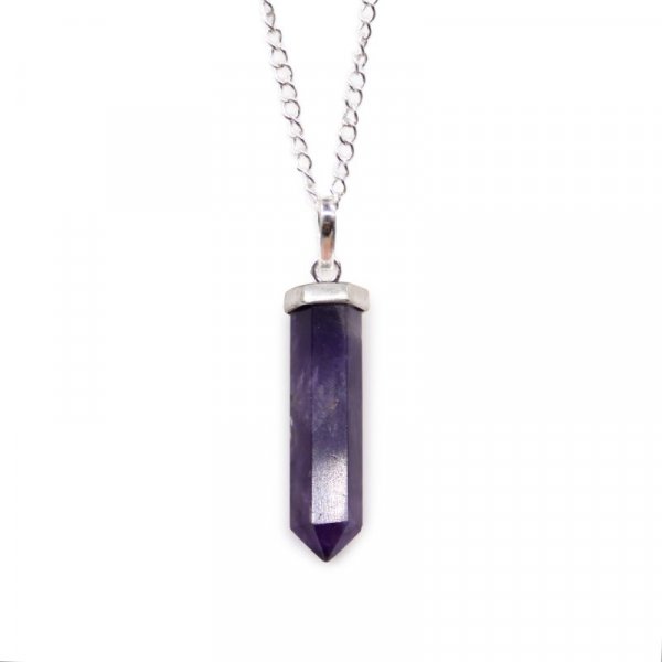 (image for) Gemstone Classic Point Pendant - Amethyst
