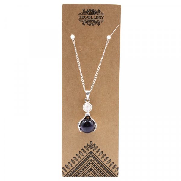 (image for) Gemstone Healing Hands Pendant - Amethyst