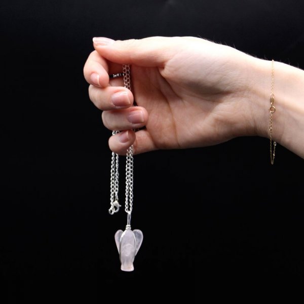 (image for) Gemstone Guardian Angel Pendant - Amethyst