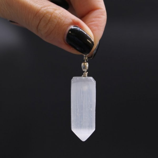 (image for) Selenite Obelisk Pendant
