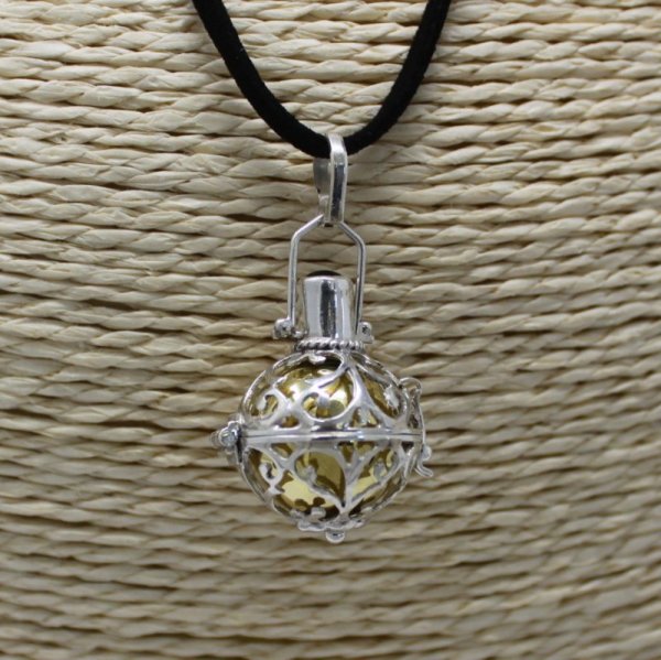 (image for) Silver Angel Bell - Night-time - 18mm
