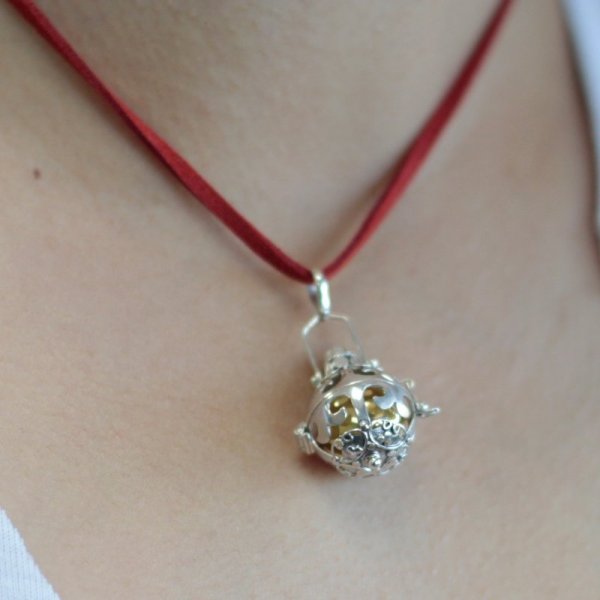 (image for) Silver Angel Bell - Magic - 18mm