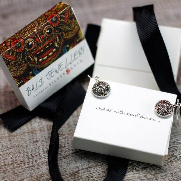 (image for) Silver & Gold Pendant - Classic Round