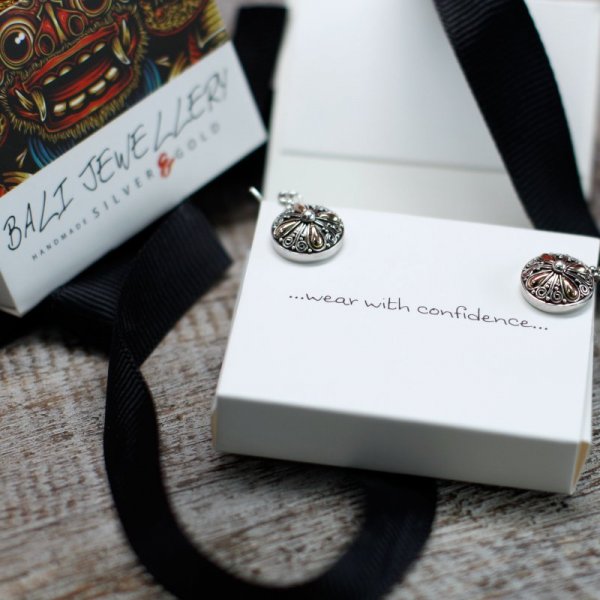 (image for) Silver & Gold Pendant - Classic Round