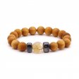 (image for) Cedarwood Solar Plexus Chakra Bangle with Citrine