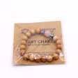 (image for) Cedarwood Heart Chakra Bangle with Rose Quartz