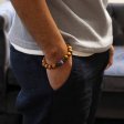 (image for) Cedarwood Third Eye Chakra Bangle with Amethyst