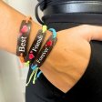 (image for) Handmade Friendship Bracelets - Friends Coconut Print (asst)