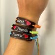 (image for) Handmade Friendship Bracelets - Friends Coconut Print (asst)