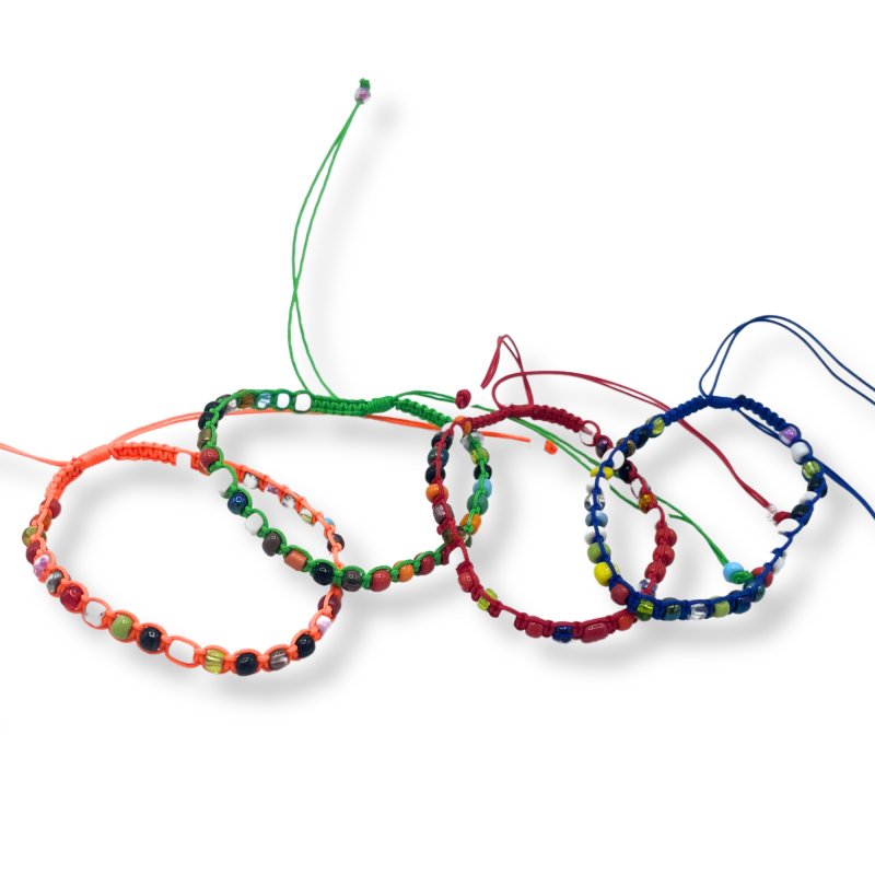 (image for) Handmade Friendship Bracelets - Tiny Forever Beads (asst)