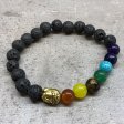 (image for) Lava Stone Bracelet - Buddha Chakra