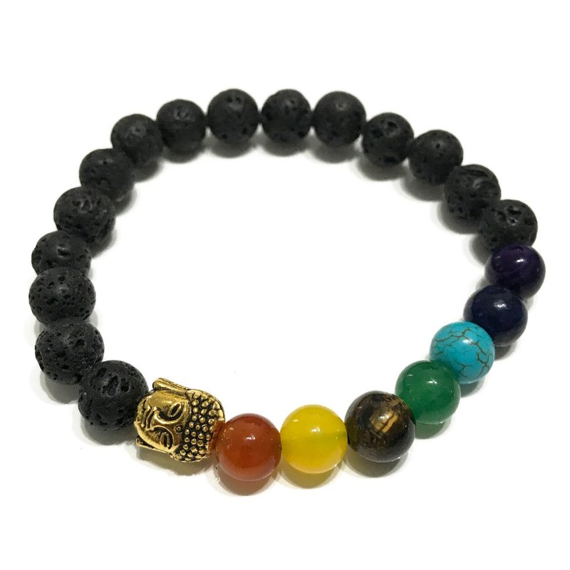 (image for) Lava Stone Bracelet - Buddha Chakra