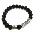 (image for) Lava Stone Bracelet - Tribal Rock Quartz