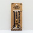 (image for) Mens Premium Bracelet Sets - Black & Tans (asst)