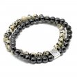 (image for) Magnetic Gemstone Bracelet - Dalmation Jasper