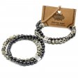 (image for) Magnetic Gemstone Bracelet - Dalmation Jasper