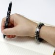 (image for) Magnetic Gemstone Bracelet - Dalmation Jasper