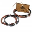 (image for) Magnetic Gemstone Bracelet - Leopard Skin