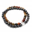 (image for) Magnetic Gemstone Bracelet - Picasso Jasper