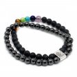 (image for) Magnetic Gemstone Bracelet - Black Stone Chakra