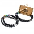 (image for) Magnetic Gemstone Bracelet - Black Stone Chakra
