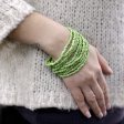(image for) Multi-Bead Bangle Wooden Clasp - Assorted Colours