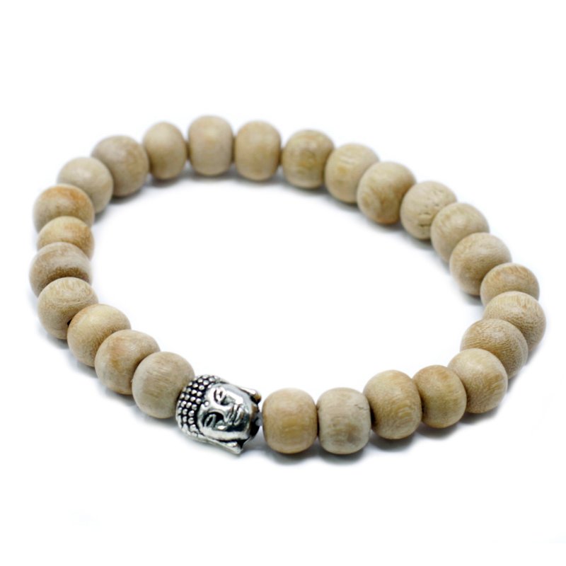 (image for) Fragrant Sandal Beads & Buddah Bangle