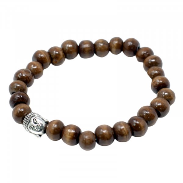 (image for) Brown Beads & Buddah Bangle