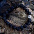 (image for) Rudraksha Buddah Bangle Mala - Dark