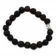 (image for) Rudraksha Buddah Bangle Mala - Dark
