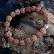 (image for) Rudraksha Buddah Bangle Mala - Natural