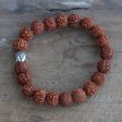 (image for) Rudraksha Buddah Bangle Mala - Natural