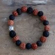 (image for) Rudraksha Buddah Bangle Mala - Mix